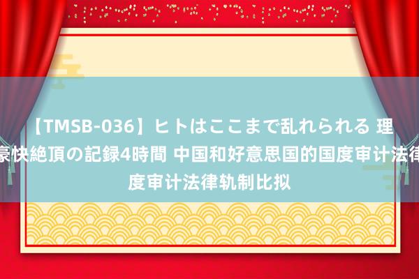 【TMSB-036】ヒトはここまで乱れられる 理性崩壊と豪快絶頂の記録4時間 中国和好意思国的国度审计法律轨制比拟